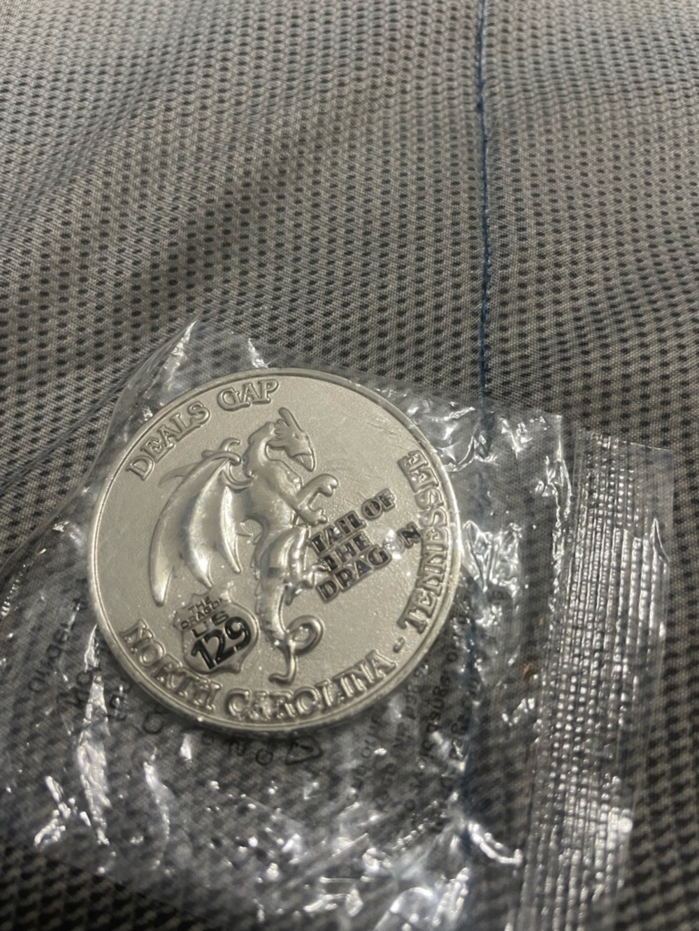 US 129 Deal's Gap Dragon Challenge Commemorative Coin North Carolina- Tennessee